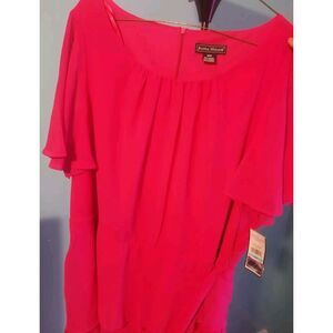 Jessica Howard Ladies Pink tiered Look Dress‎ 20 W dance
